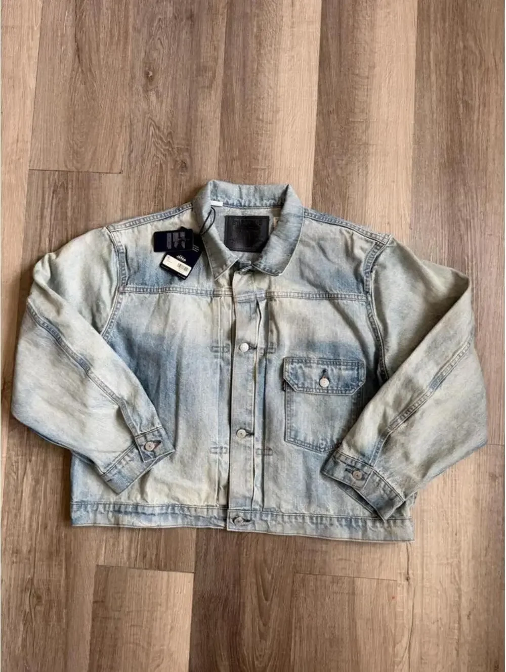 NWT Levis Type 1 Trucker made in Japan Denim Jacket size Large